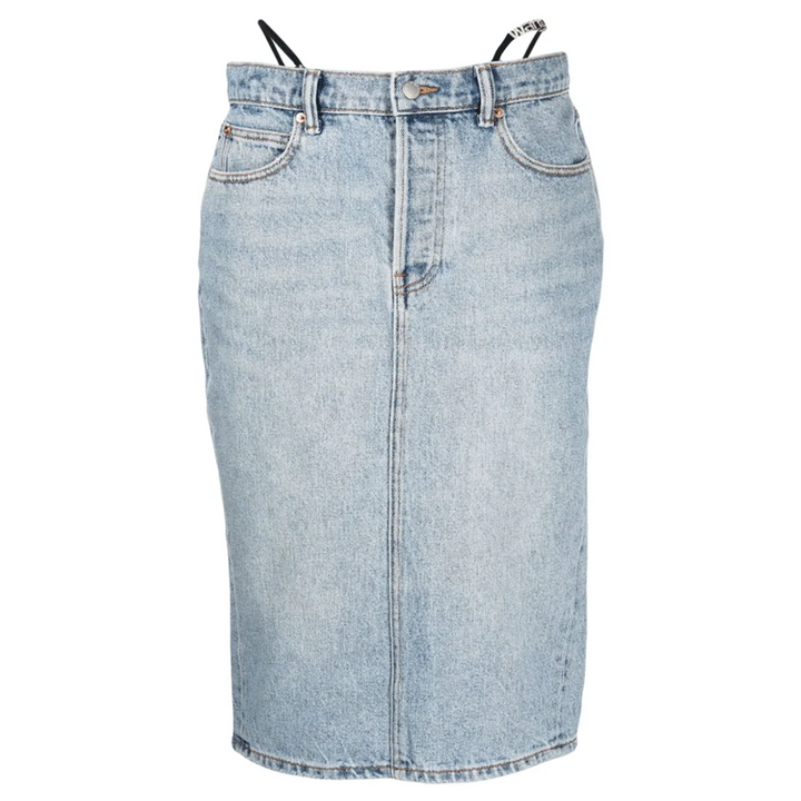 Midi Skirt With Diamante Charm