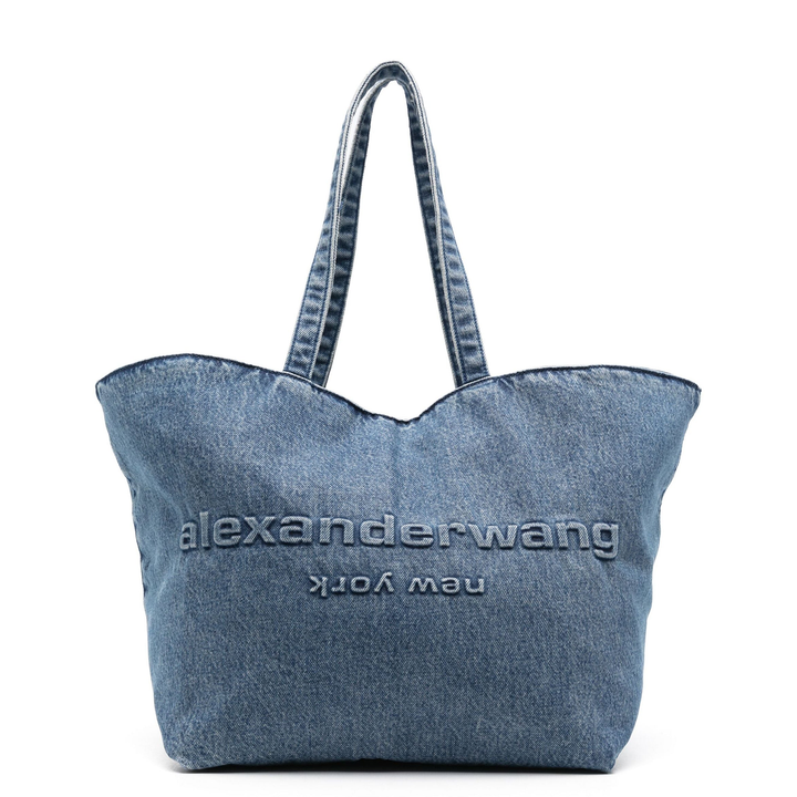 Punch Tote In Vintage Medium Indigo