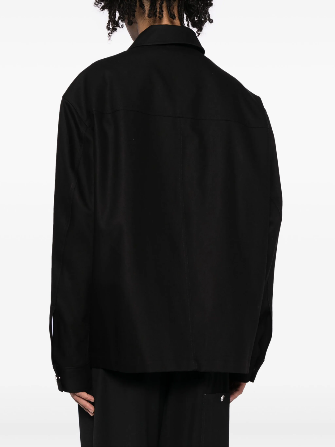 Alexander-Wang-Relaxed-Button-Down-Shirt-Black-4