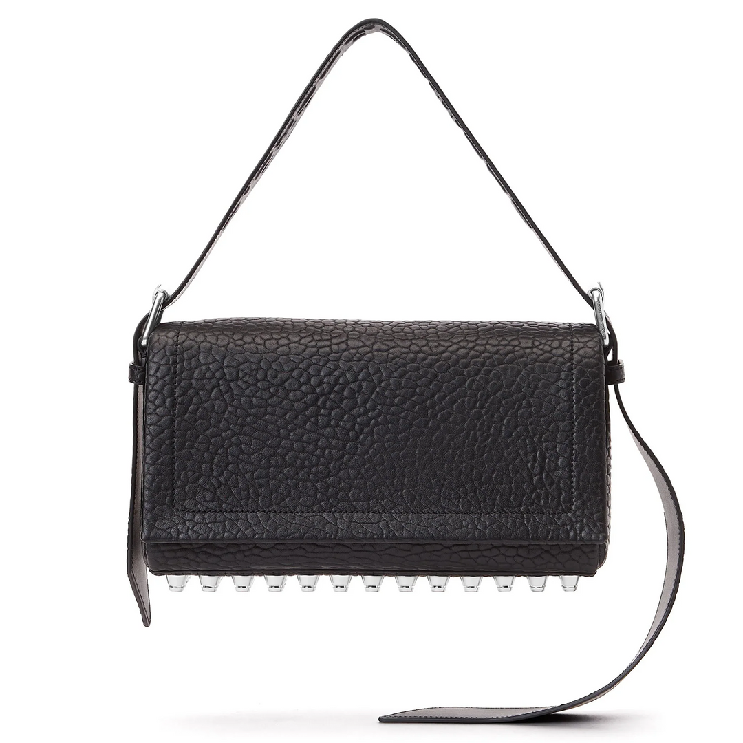 Ricco Medium Flap Bag In Lambskin Leather