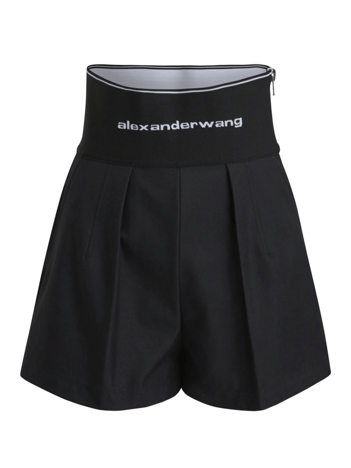 Alexander-Wang-Safari-Short-With-Exposed-Zipp-Black-1