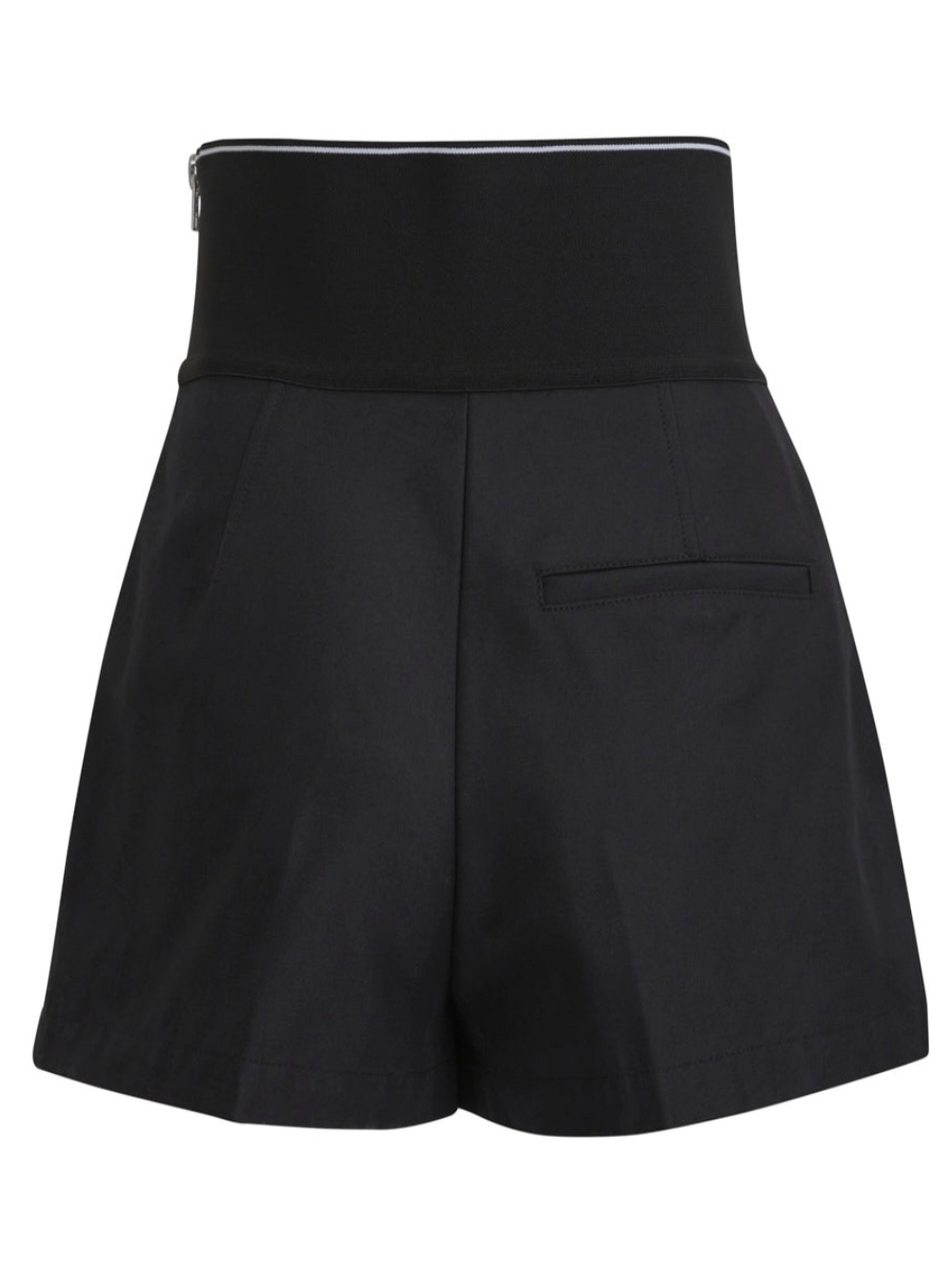 Alexander-Wang-Safari-Short-With-Exposed-Zipp-Black-2