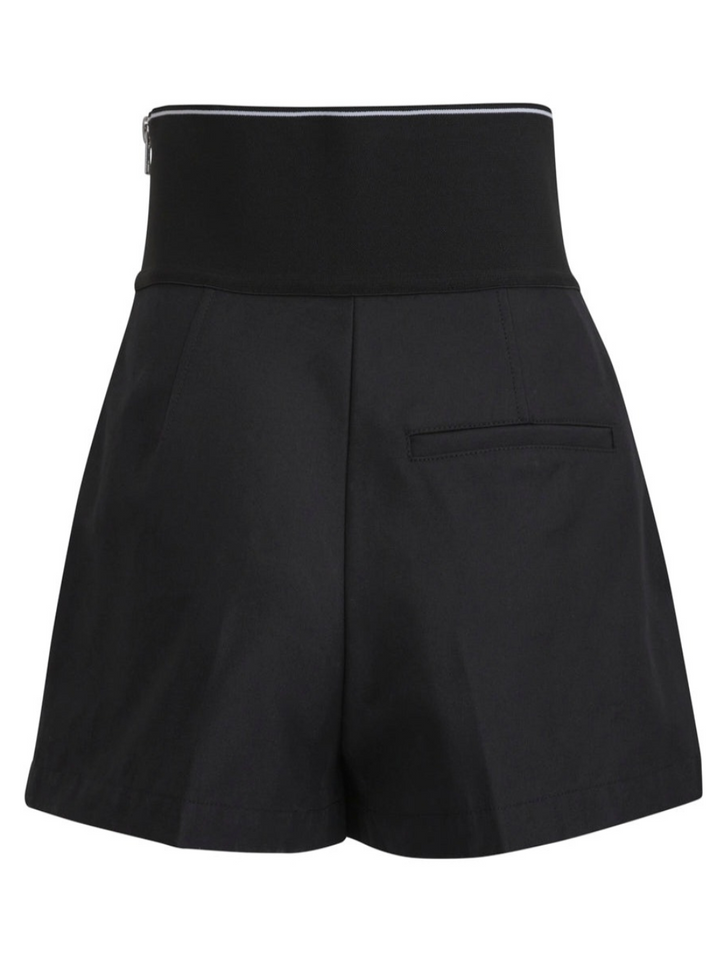 Alexander-Wang-Safari-Short-With-Exposed-Zipp-Black-2