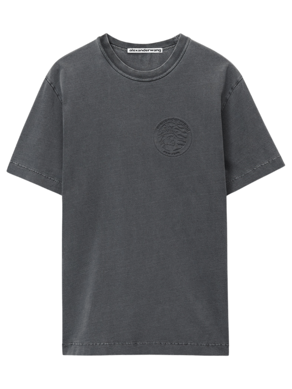 Alexander-Wang-Short-Sleeve-Tee-With-Statue-Grey-1