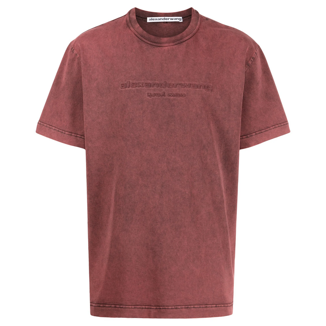 Embossed Logo Tee In Compact Jersey