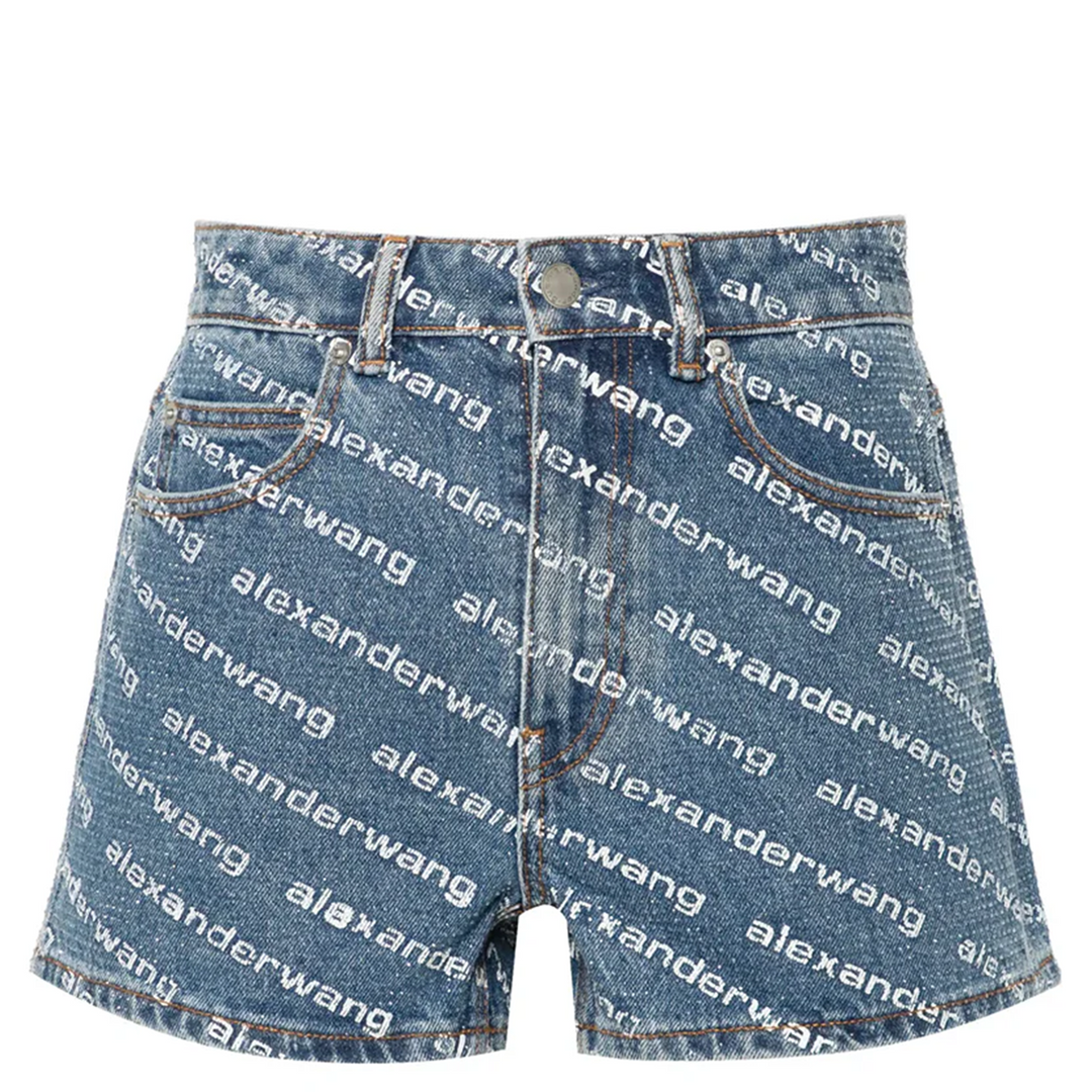 Logo Print Shorts