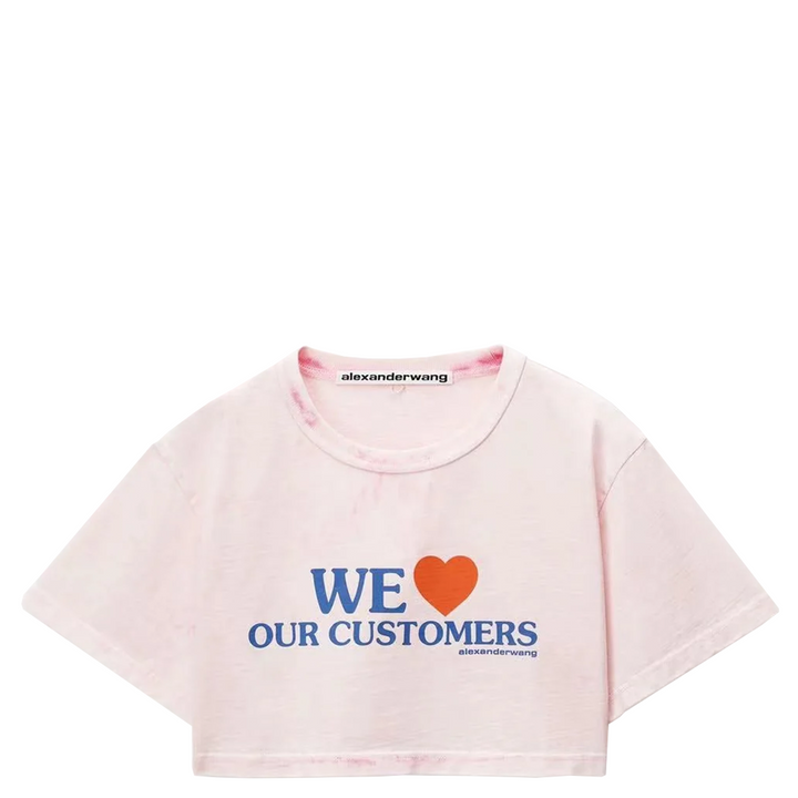 Love Our Customers Cropped Tee