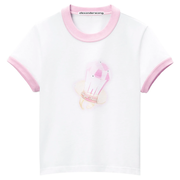 Shrunken Suga Baby Ringer Tee