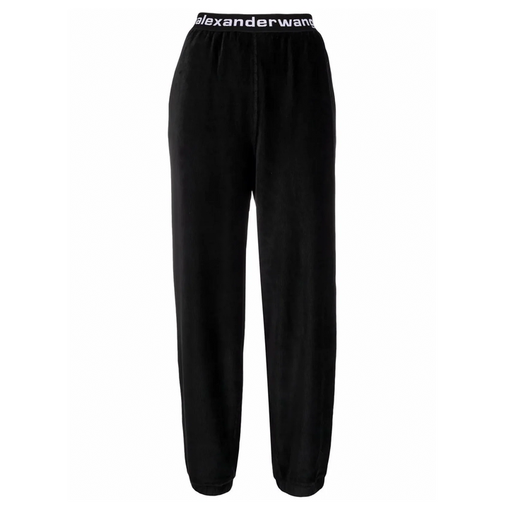 Stretch Corduroy Pant With Logo Waistband