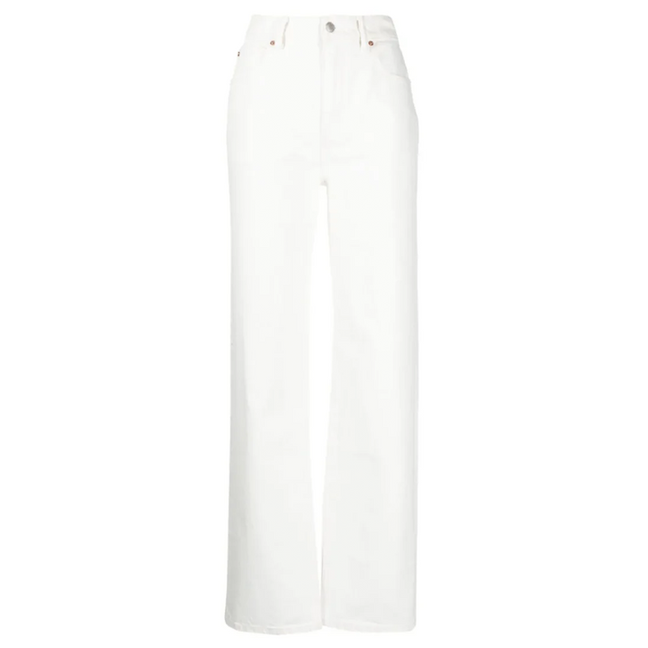 EZ Mid-Rise Straight-Leg Jean In Denim