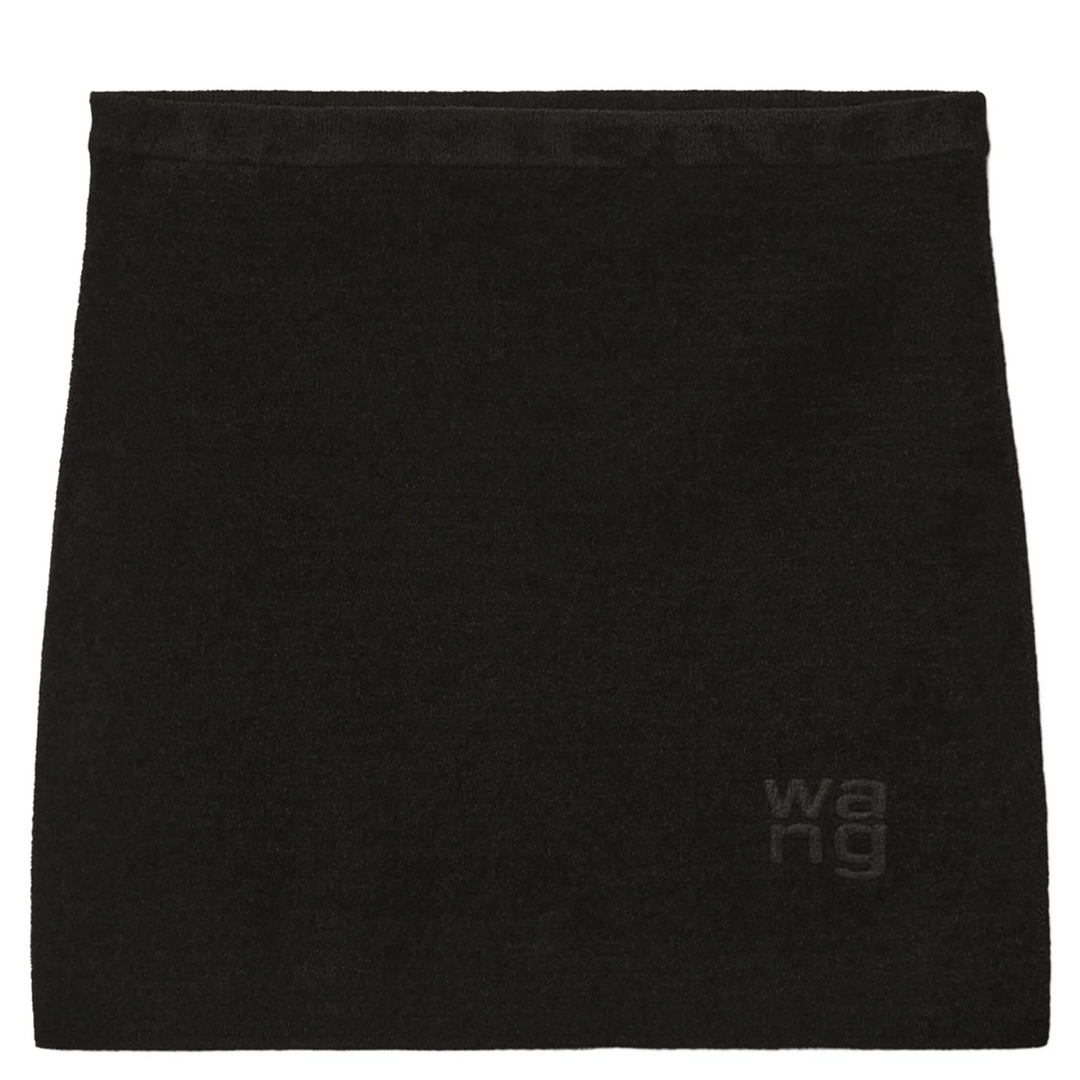 Logo Embossed Miniskirt In Chenille