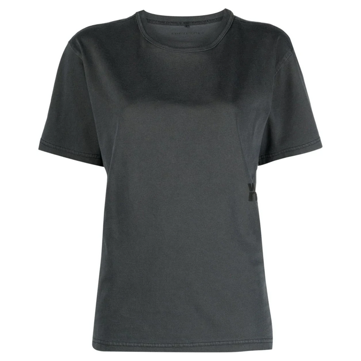 棉質平紋針織泡泡標誌 T 卹