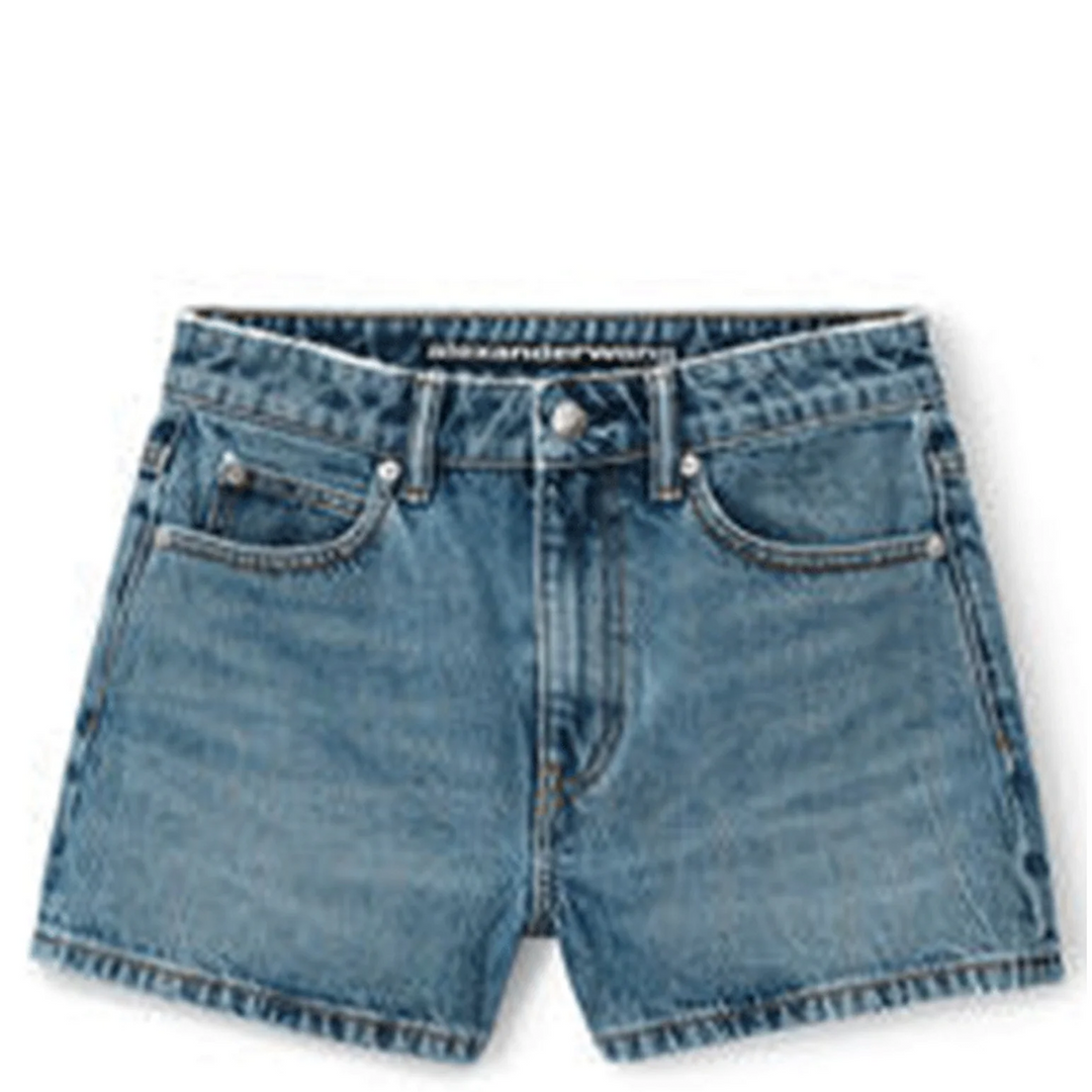 Shorty High-Rise Short In Denim