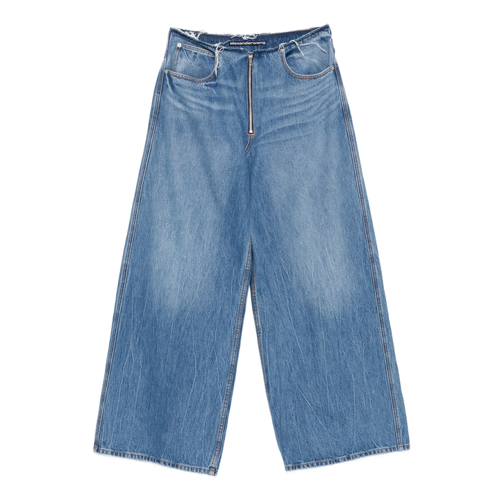 Surge Low Rise Wide Leg Jeans