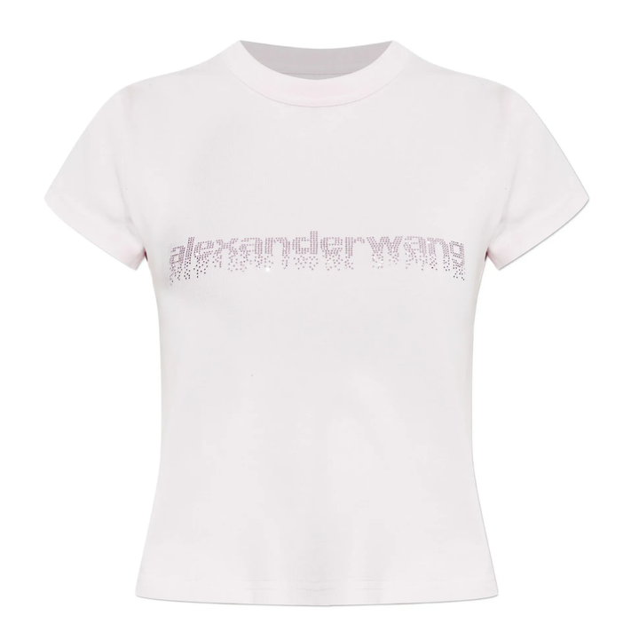 Baby Tee with Hotfix Graphic