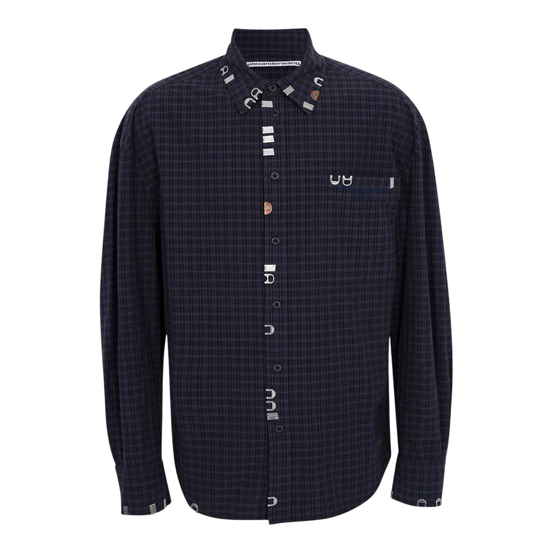 Club21 - Alexander Wang - Boxy Shirt - SHIRTS - Navy