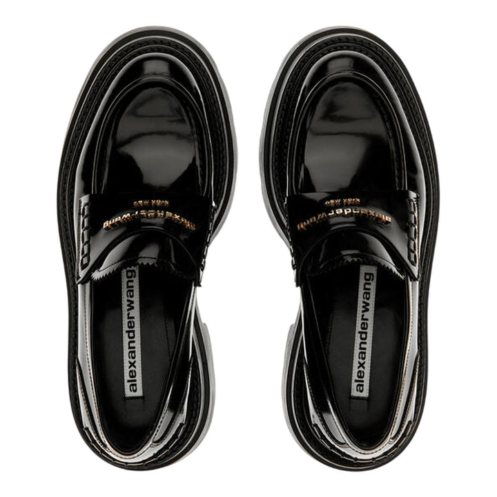 Club21 - Alexander Wang - Carter Platform Loafer In Leather - SHOES - Black