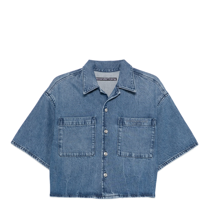 Cropped Short Sleeve Shirt