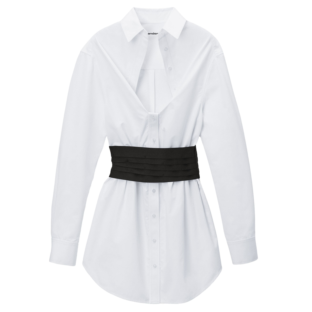 Alexander_Wang_Deconstructed_Mini_Shirtdress_White