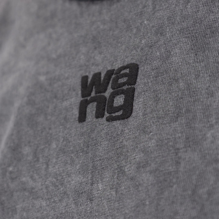 Club21 - Alexander Wang - Essential Jersey Shrunken Tee - TEES - Grey