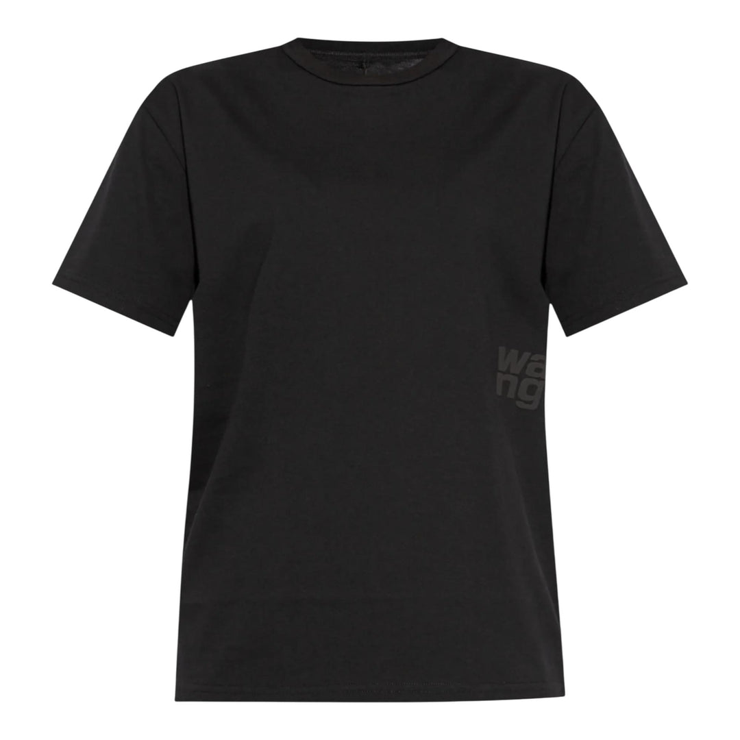 Club21 - Alexander Wang - Essential Jersey Tee With Puff Logo - TEES - Black