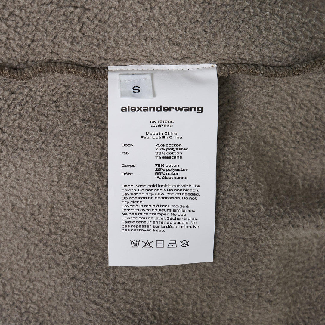 Club21 - Alexander Wang - Essential Terry Crew Sweatshirt - SWEATERS - Light Brown