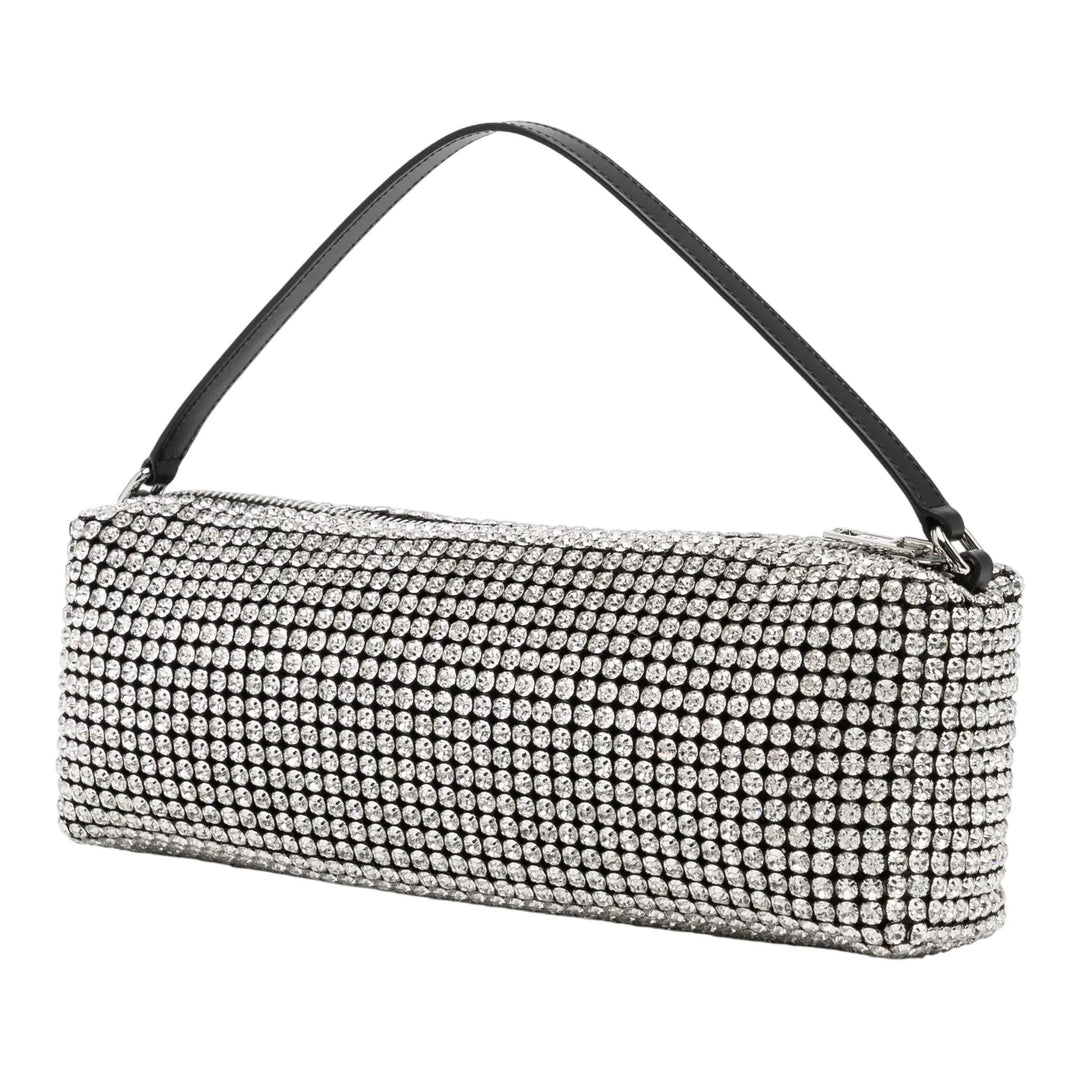 Club21 - Alexander Wang - Heiress Flex Bag In Crystal Mesh - HANDBAGS - White