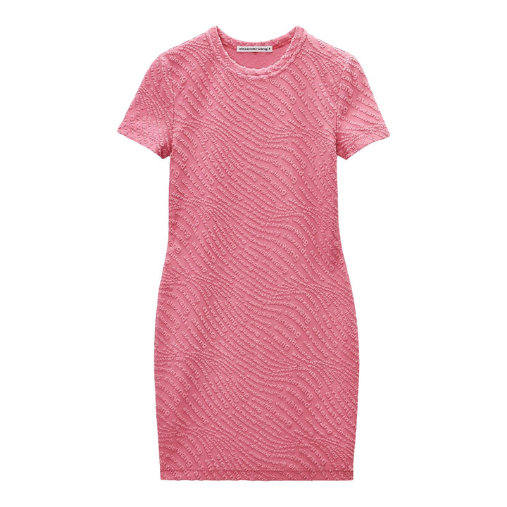 Club21 - Alexander Wang - Jacquard Logo Mini Dress - DRESSES - Pink