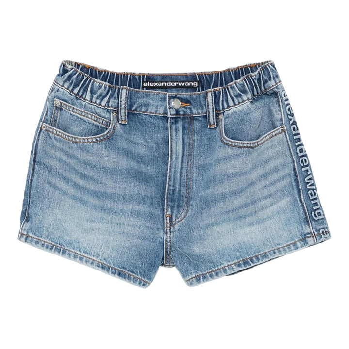 Club21 - Alexander Wang - Logo-Embossed Marathon Short - SHORTS - Blue