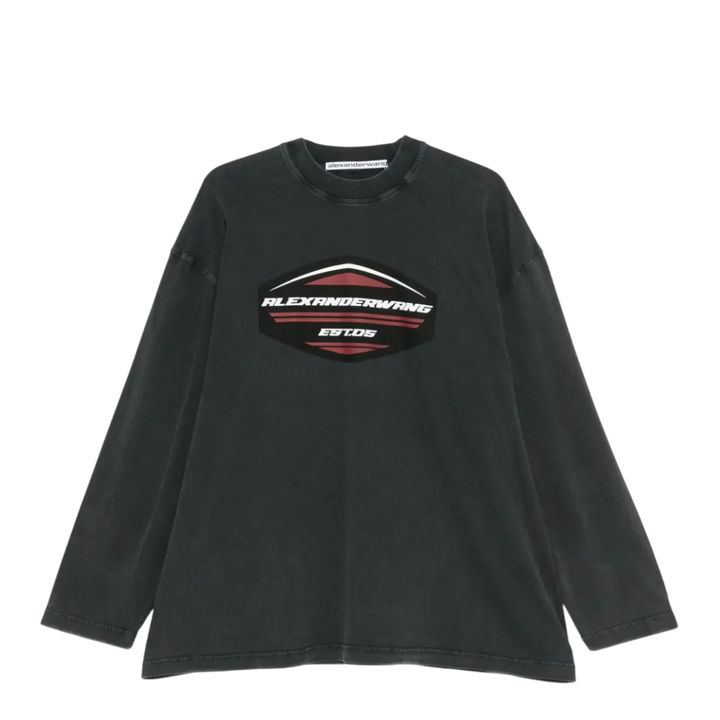 Long Sleeve Graphic Print Pullover