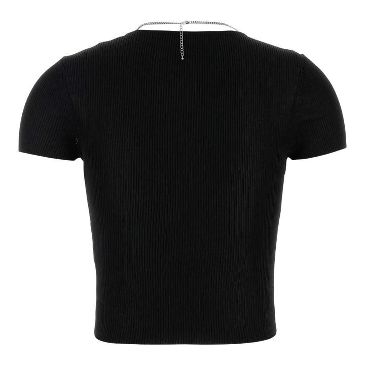 Club21 - Alexander Wang - Nameplate V-Neck Pullover - SWEATERS - Black