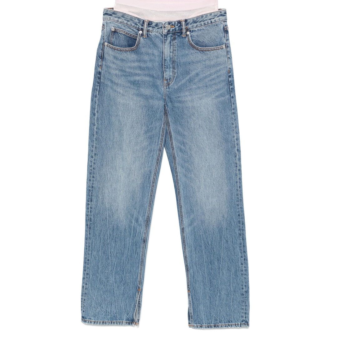 Alexander_Wang_Pre-Styled_Straight-Leg_Slit-Hem_Jeans_In_Cotton_Blue