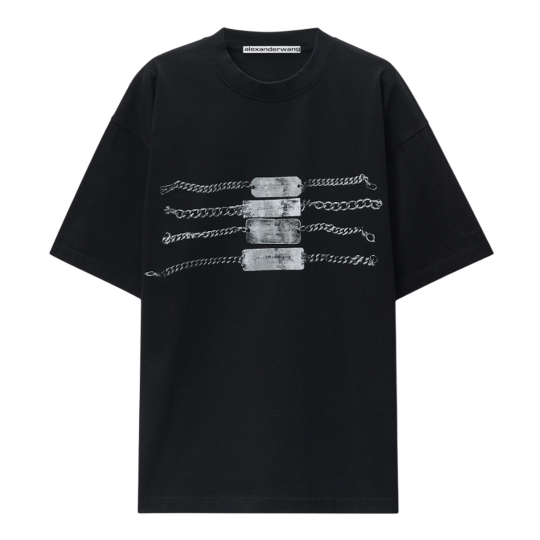 Short Sleeve Chain Graphic Tee