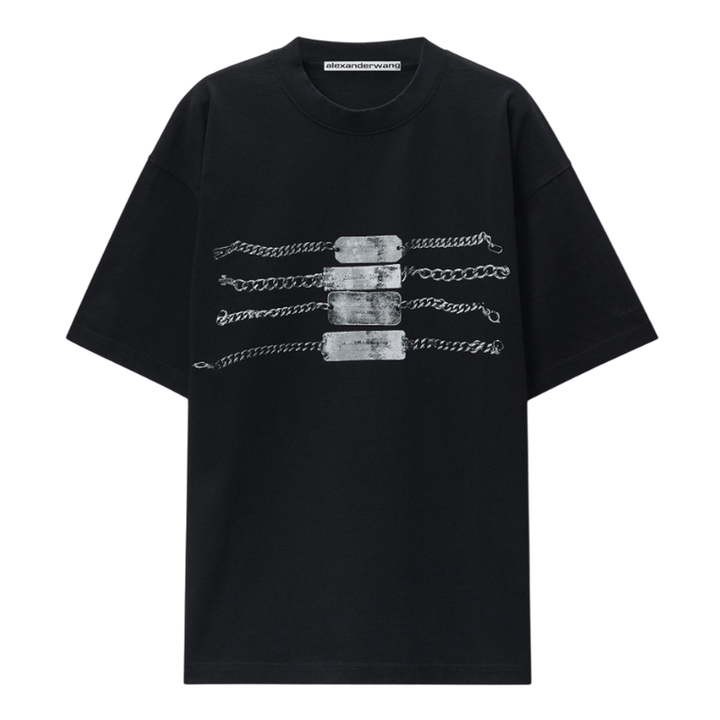 Short Sleeve Chain Graphic Tee
