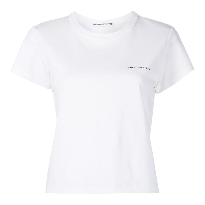 Club21 - Alexander Wang - Shrunken Tee In High Twist Jersey - TEES - White