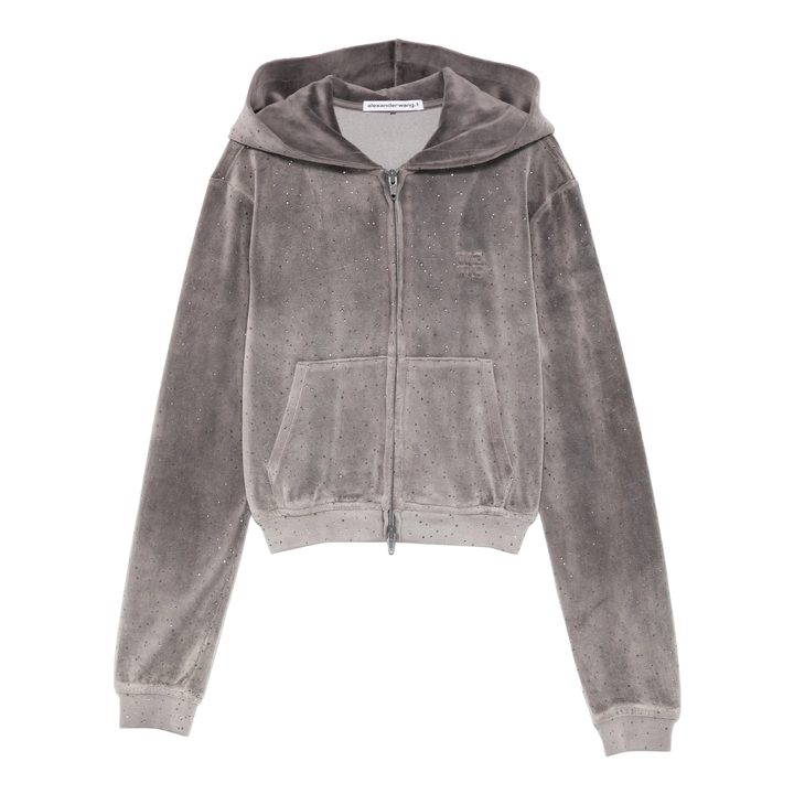 Shrunken Zip Up Hoodie