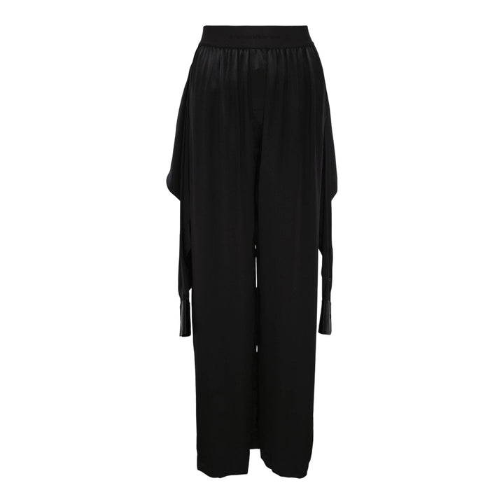 Club21 - Alexander Wang - Silk Charmeuse Pre-Styled Boxer Pants - PANTS - Black