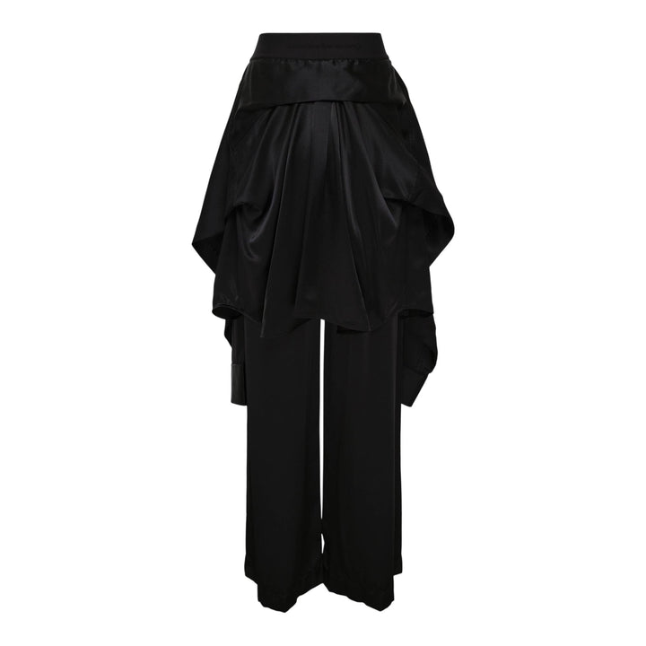 Club21 - Alexander Wang - Silk Charmeuse Pre-Styled Boxer Pants - PANTS - Black