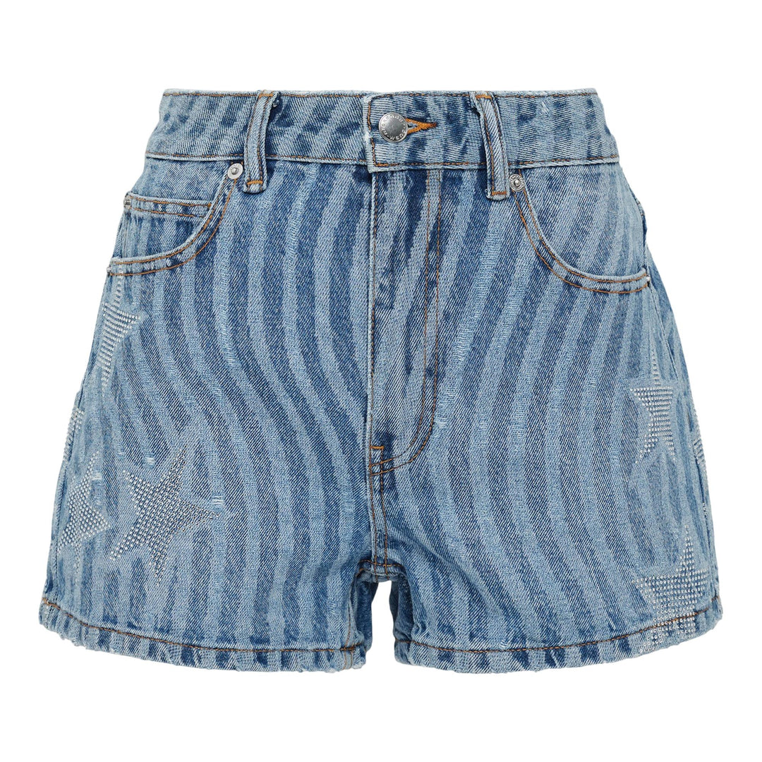 Club21 - Alexander Wang - Stars & Stripes Shorts - SHORTS - Denim
