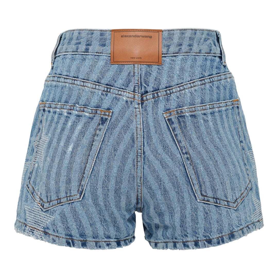 Club21 - Alexander Wang - Stars & Stripes Shorts - SHORTS - Denim