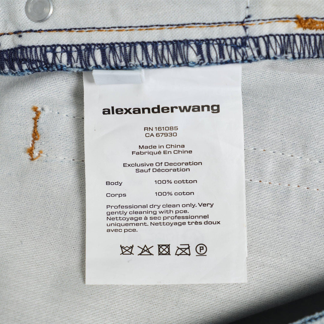 Club21 - Alexander Wang - Stars & Stripes Shorts - SHORTS - Denim