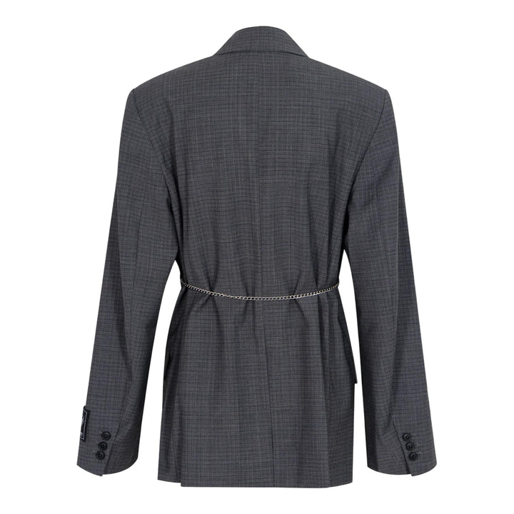 Club21 - Alexander Wang - Tailored Blazer With Chain - BLOUSON - Grey