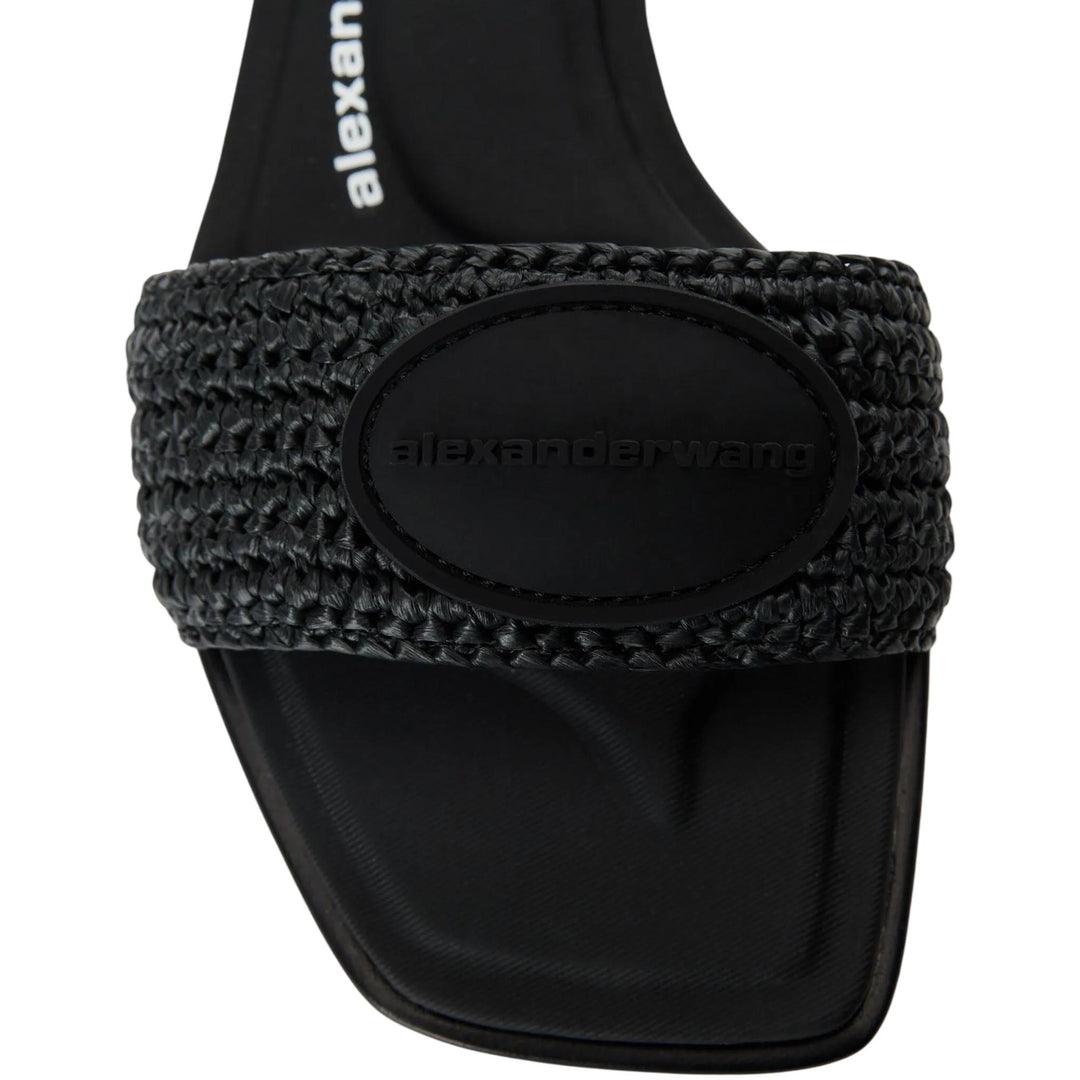 Club21 - Alexander Wang - VY Slide Sandal - FLAT SANDALS - Black