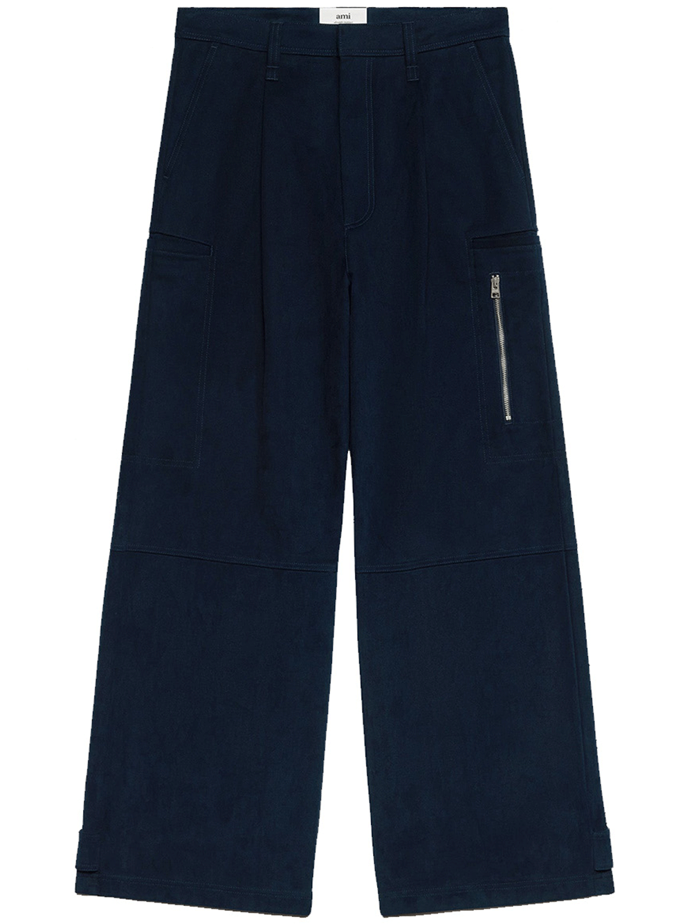 Ami-Paris-Cargo-Pants-Blue-1