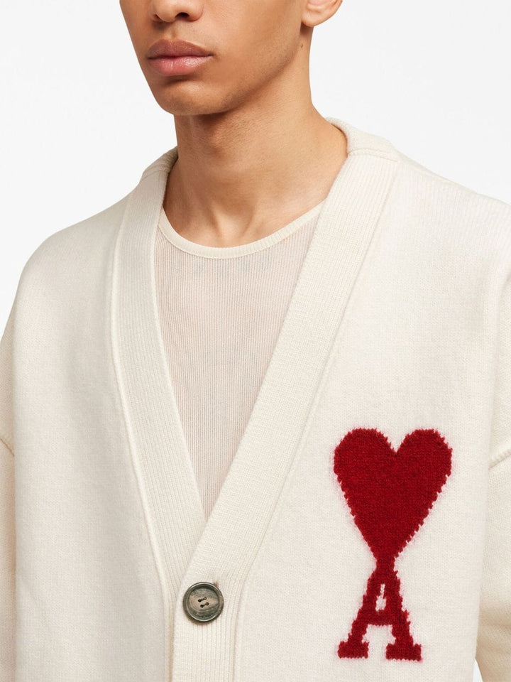 Ami-Paris-Red-Adc-Cardigan-Off-White-6