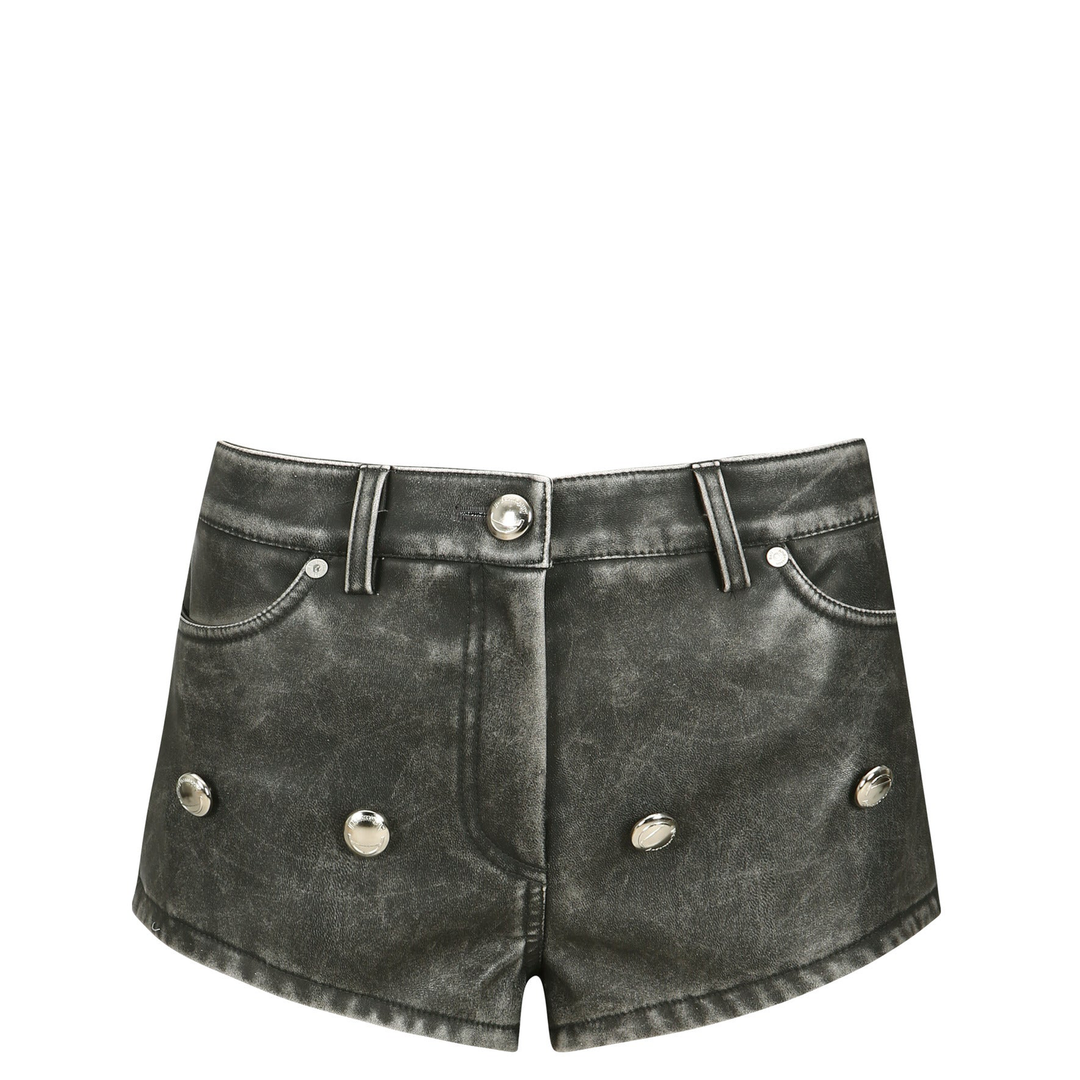 Andersson_Bell_Faux-Leather_Skort_Black