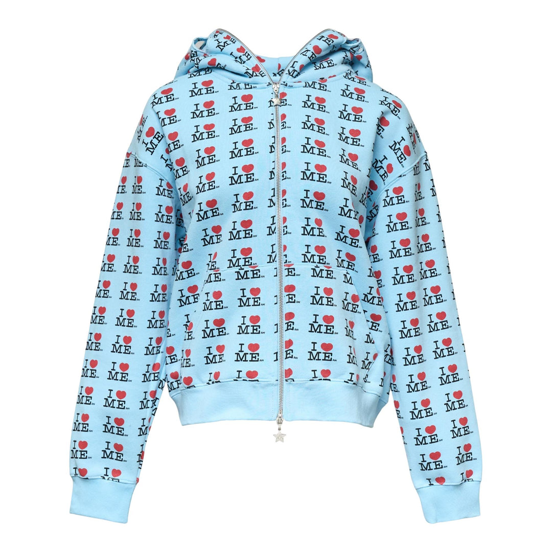 Club21 - Ashley Williams - Butterfly Hoodie - SWEATSHIRTS - Blue