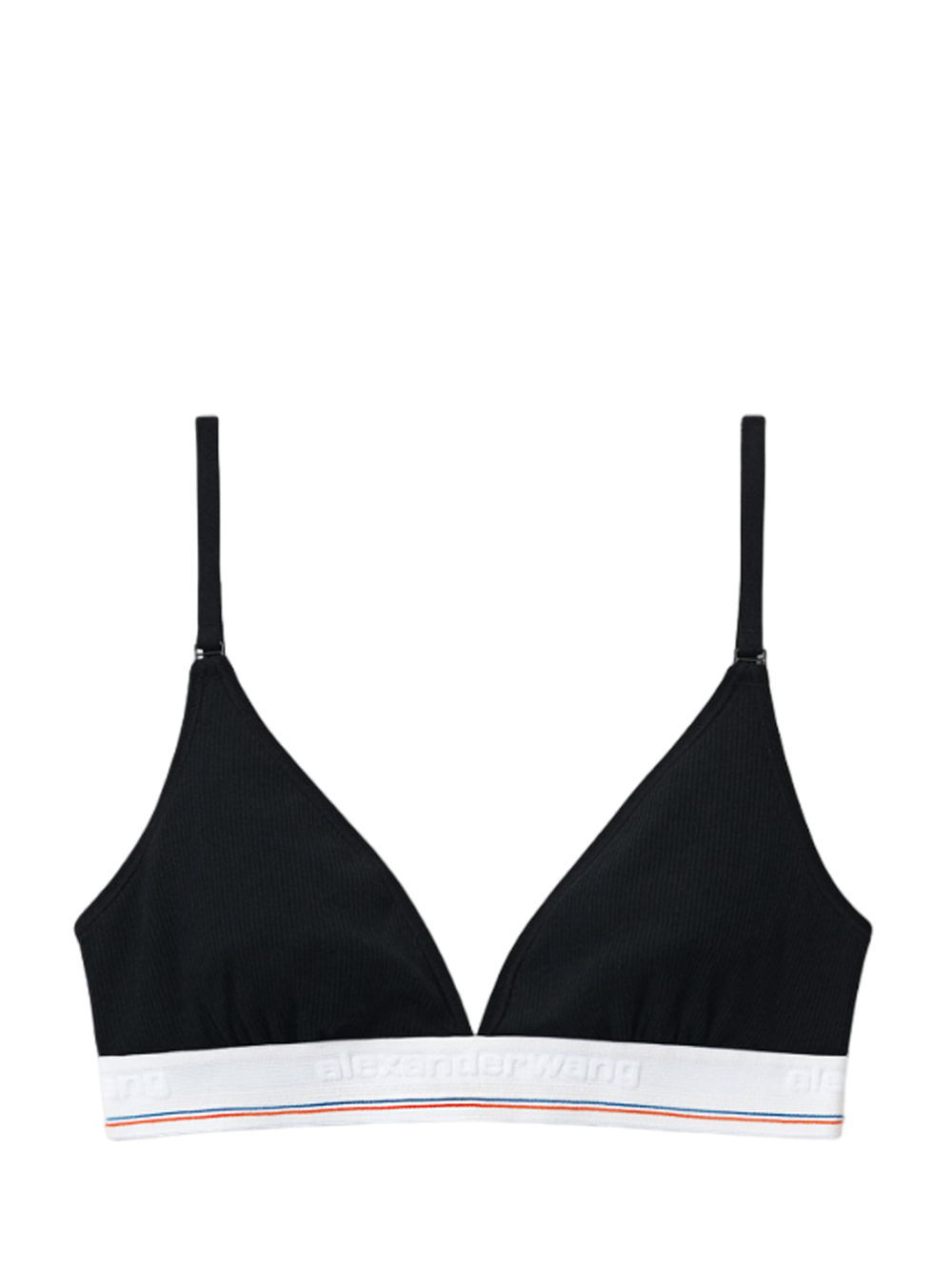 BODYWEAR_BY_ALEXANDER_WANG_Bralette_In_Ribbed_Jersey_Black