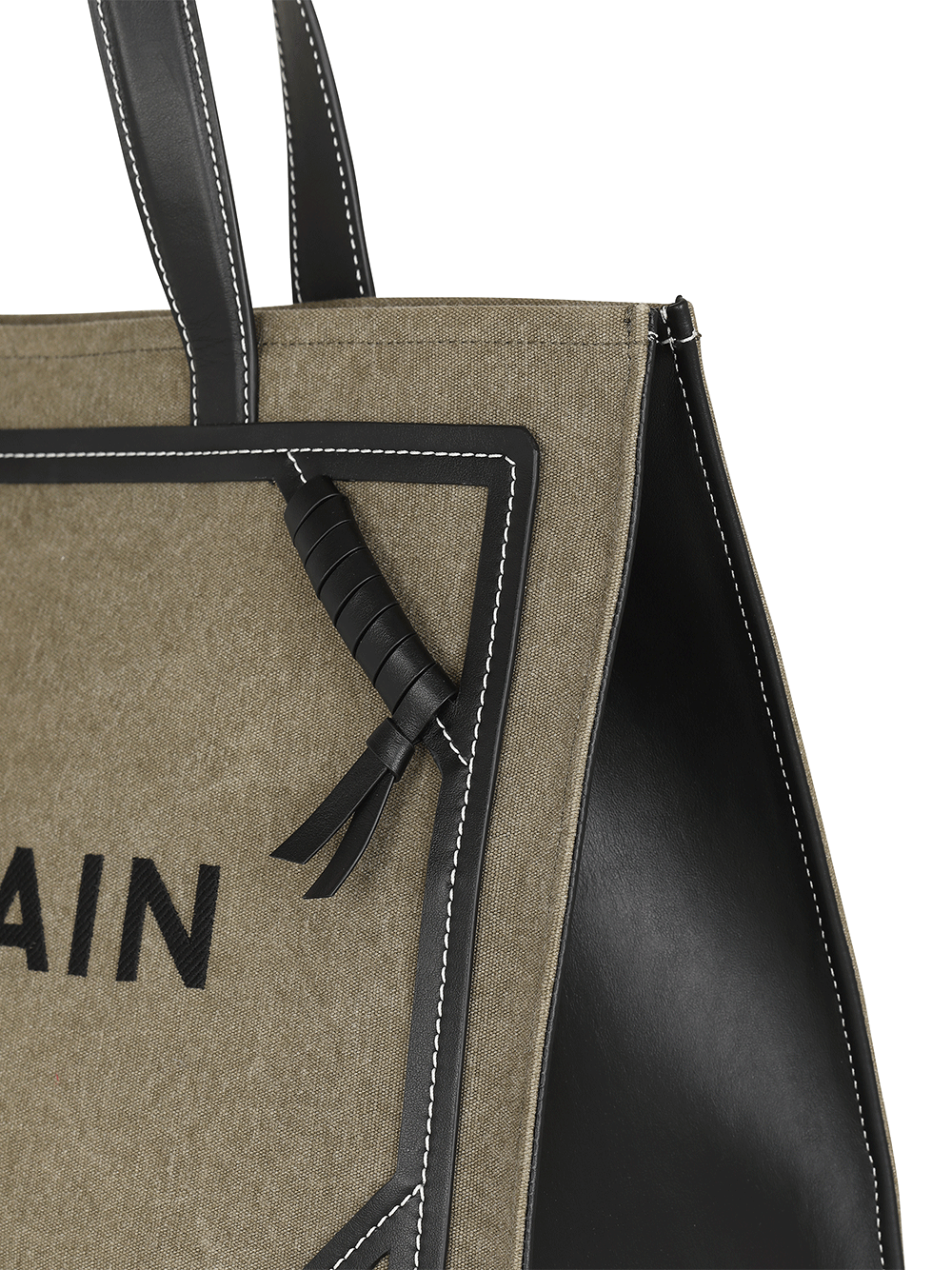 Balmain-B-Army-Shopper-Medium-Canvas-&-Logo-Olive-5