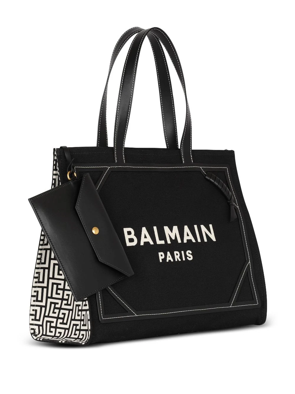 Balmain-B-Army-Shopper-Medium-Monogram-Black-6